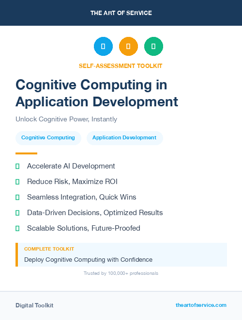 Cognitive Computing in Application Development