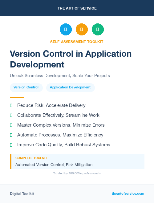 Version Control in Application Development