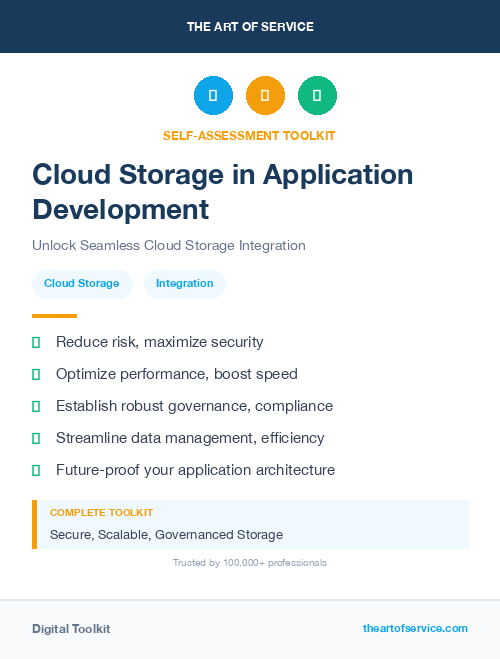 Cloud Storage in Application Development