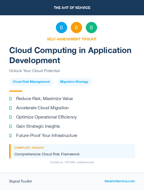 Cloud Computing in Application Development