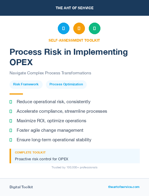 Process Risk in Implementing OPEX