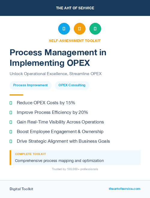 Process Management in Implementing OPEX