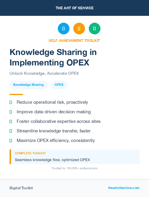 Knowledge Sharing in Implementing OPEX