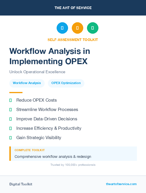 Workflow Analysis in Implementing OPEX
