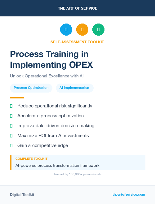Process Training in Implementing OPEX