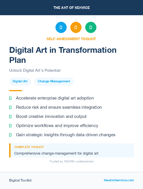 Digital Art in Transformation Plan