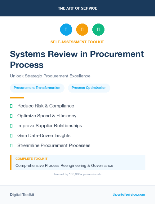 Systems Review in Procurement Process