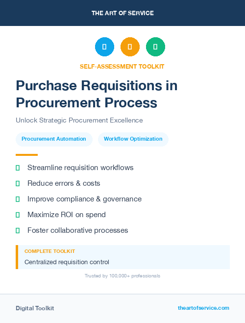 Purchase Requisitions in Procurement Process