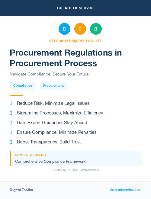 Procurement Regulations in Procurement Process