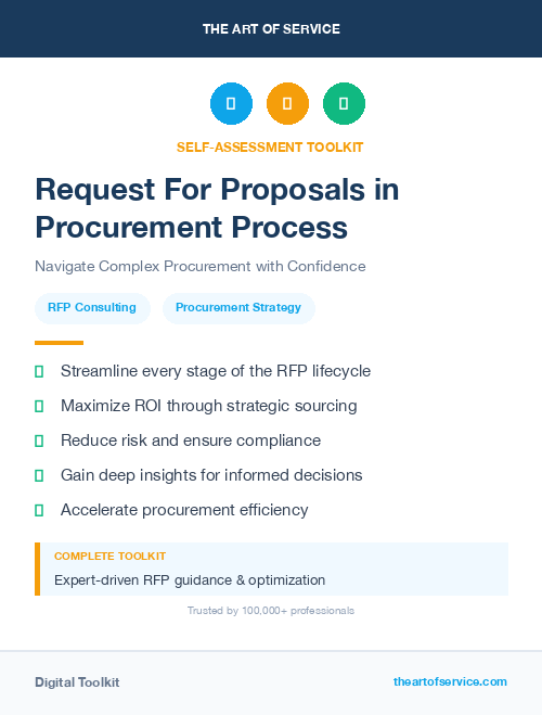 Request For Proposals in Procurement Process