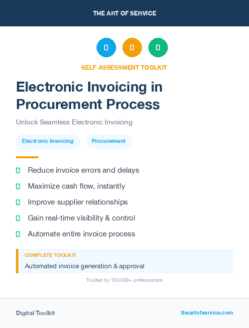 Electronic Invoicing in Procurement Process