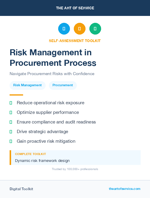 Risk Management in Procurement Process