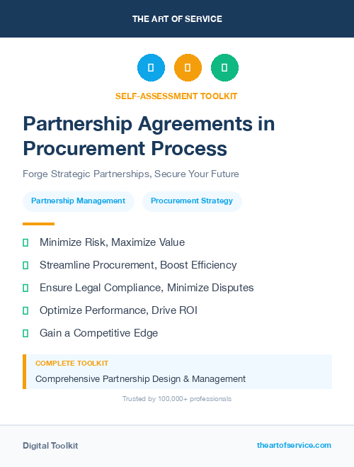Partnership Agreements in Procurement Process