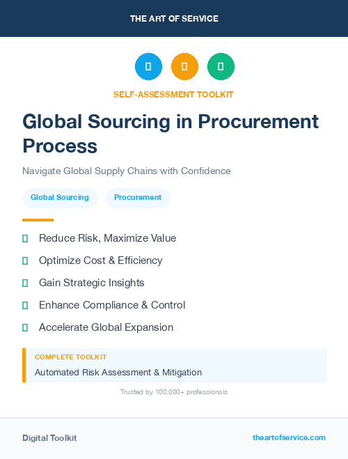 Global Sourcing in Procurement Process