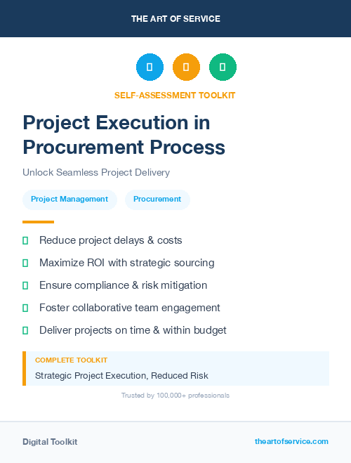 Project Execution in Procurement Process