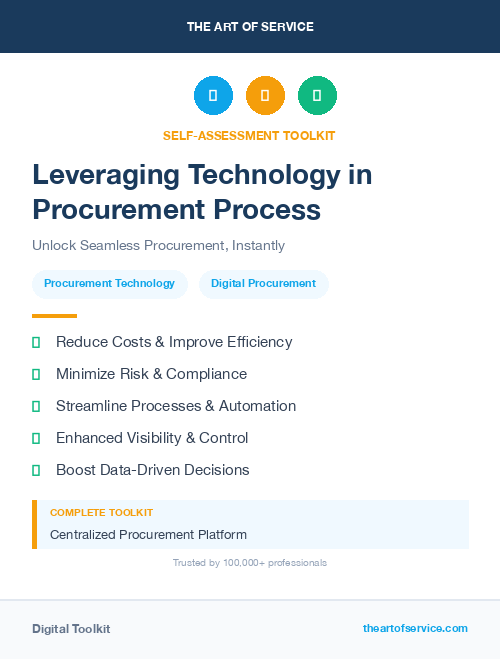 Leveraging Technology in Procurement Process