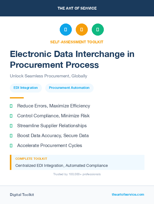 Electronic Data Interchange in Procurement Process