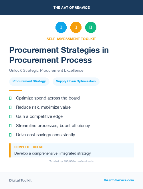 Procurement Strategies in Procurement Process