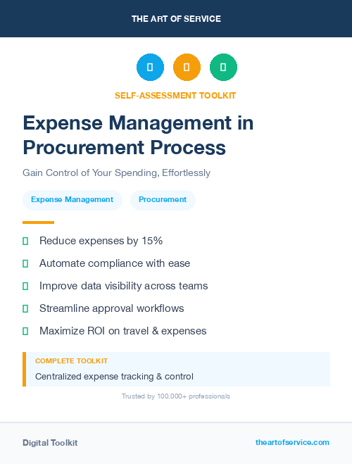 Expense Management in Procurement Process