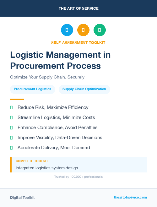 Logistic Management in Procurement Process