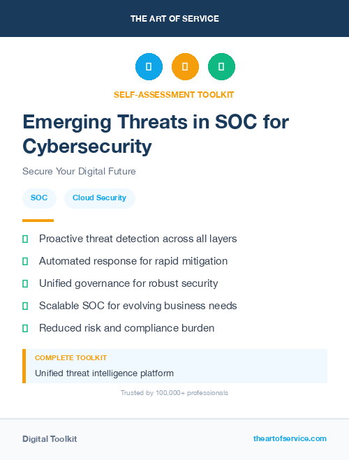Emerging Threats in SOC for Cybersecurity