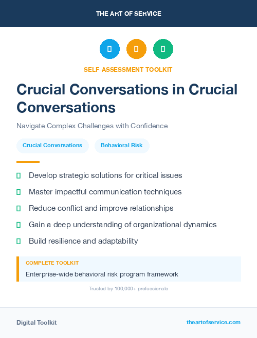 Crucial Conversations in Crucial Conversations