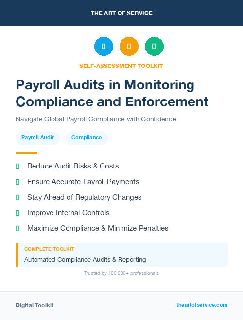 Payroll Audits in Monitoring Compliance and Enforcement