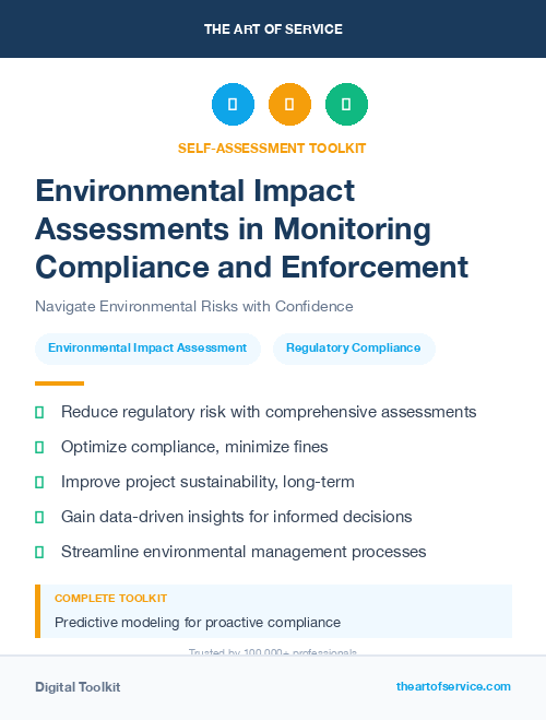 Environmental Impact Assessments in Monitoring Compliance and Enforcement