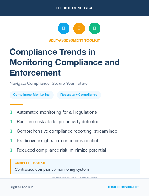 Compliance Trends in Monitoring Compliance and Enforcement
