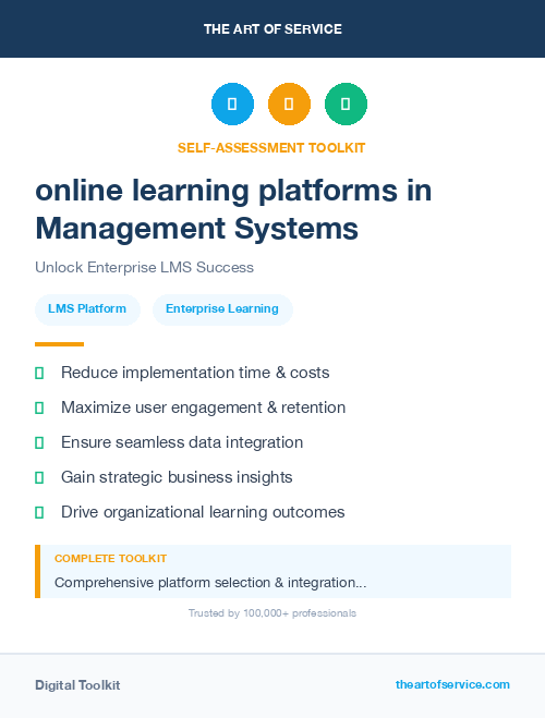 online learning platforms in Management Systems