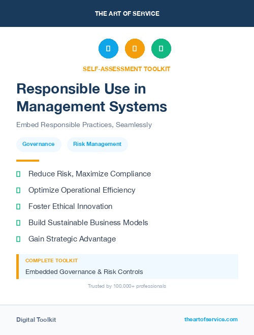Responsible Use in Management Systems