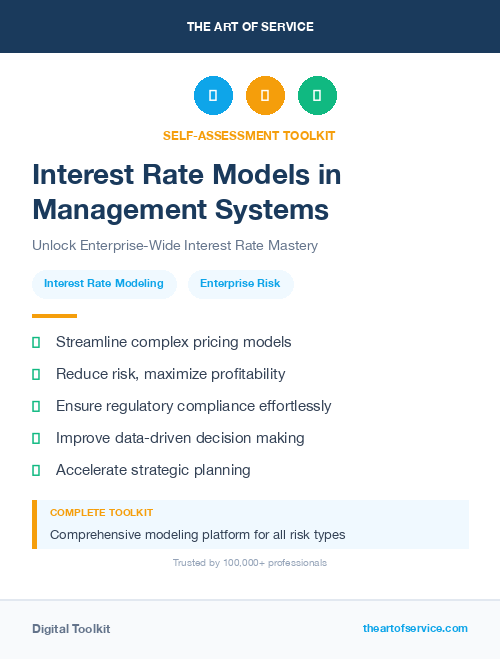 Interest Rate Models in Management Systems