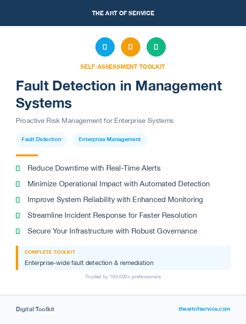 Fault Detection in Management Systems