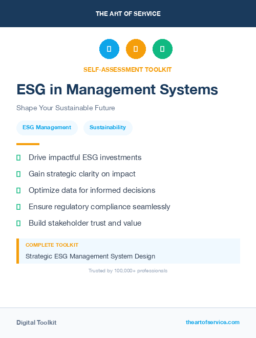 ESG in Management Systems