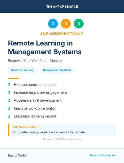 Remote Learning in Management Systems