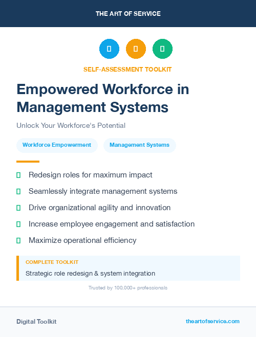 Empowered Workforce in Management Systems