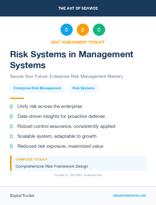 Risk Systems in Management Systems