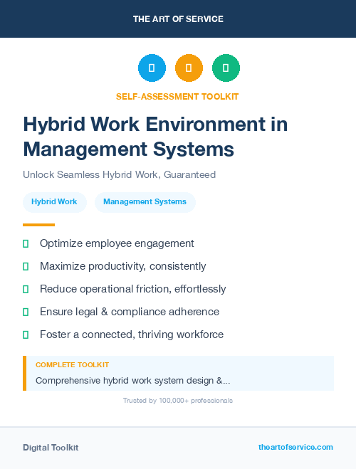 Hybrid Work Environment in Management Systems
