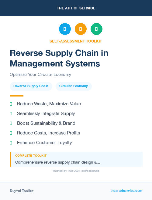 Reverse Supply Chain in Management Systems