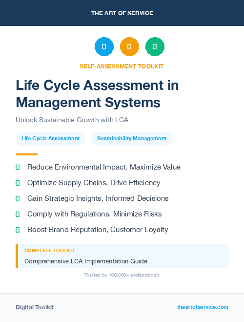 Life Cycle Assessment in Management Systems