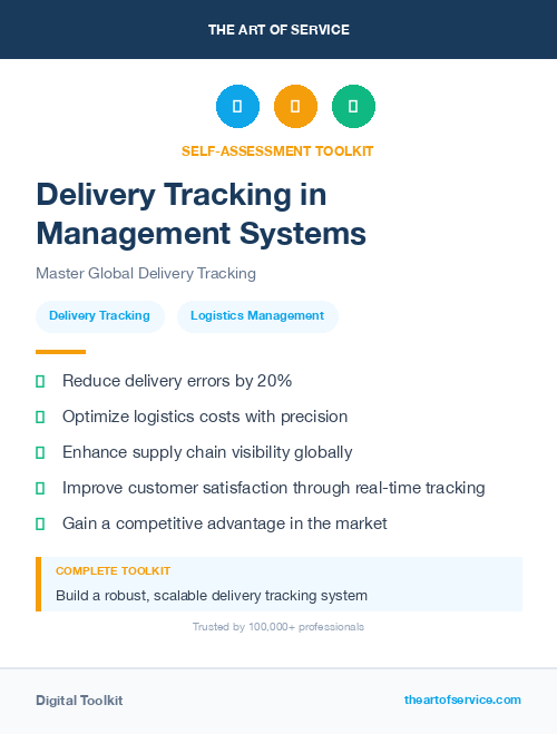 Delivery Tracking in Management Systems