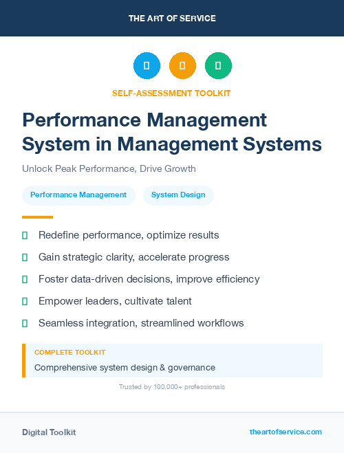 Performance Management System in Management Systems