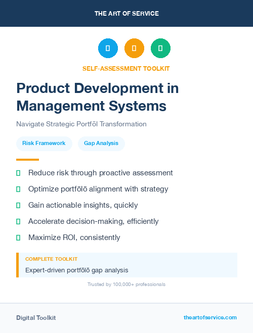 Product Development in Management Systems