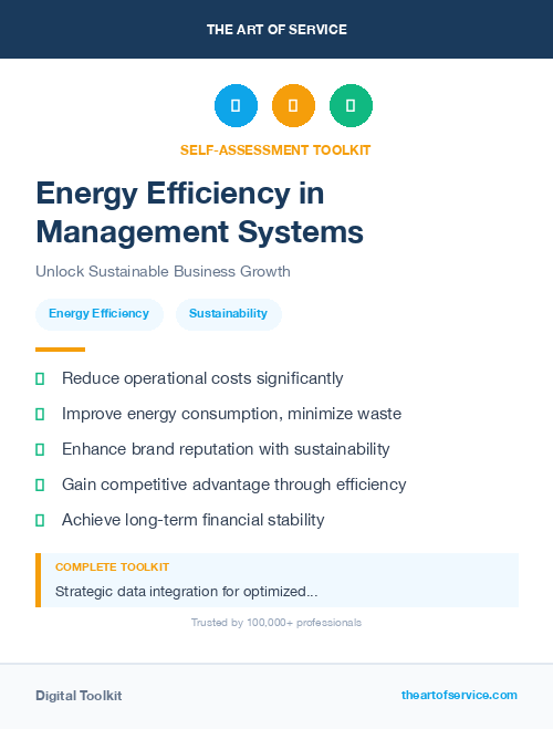 Energy Efficiency in Management Systems