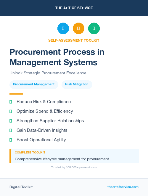 Procurement Process in Management Systems