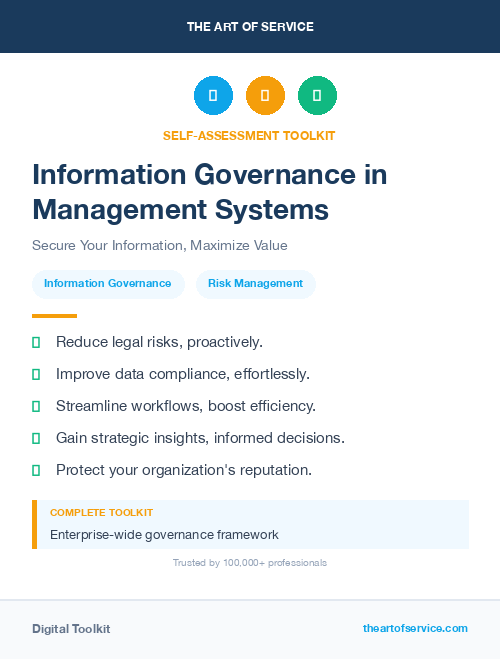 Information Governance in Management Systems