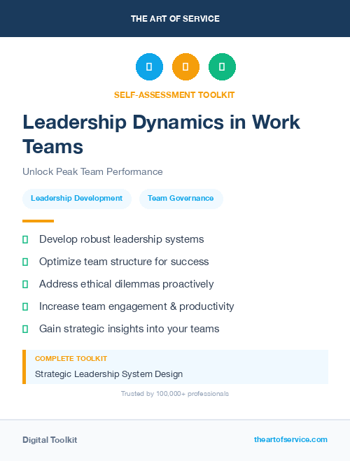 Leadership Dynamics in Work Teams