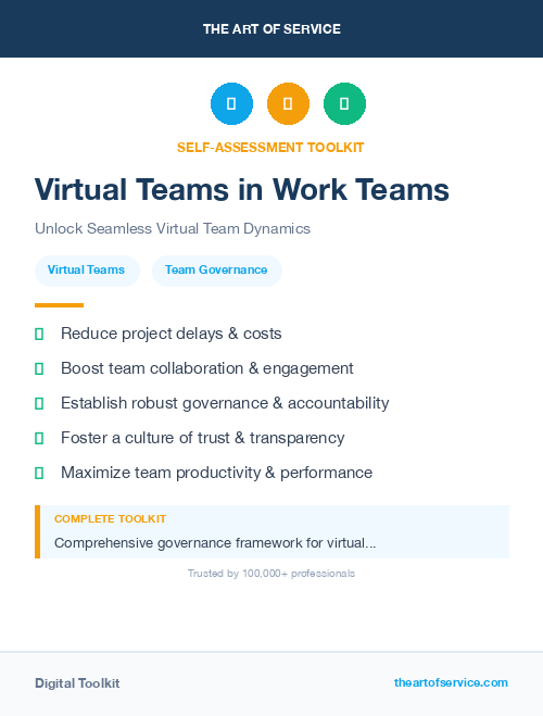 Virtual Teams in Work Teams