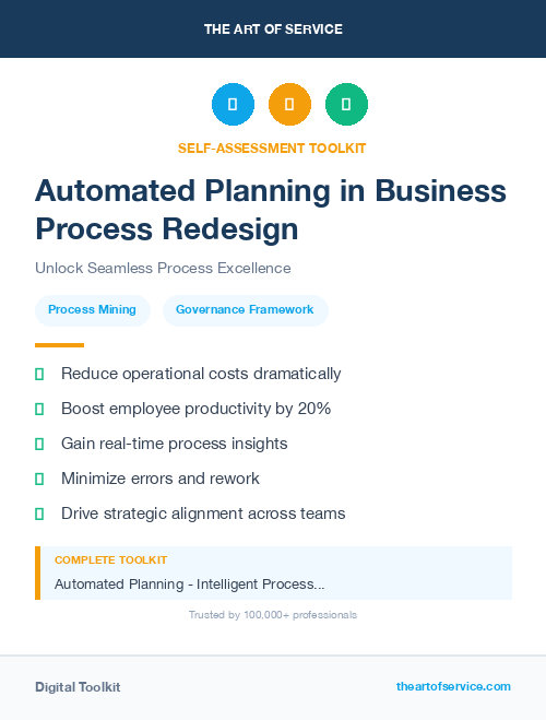 Automated Planning in Business Process Redesign