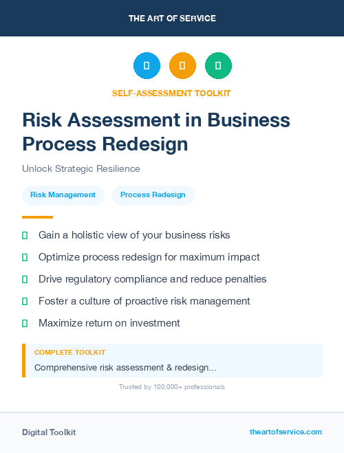 Risk Assessment in Business Process Redesign